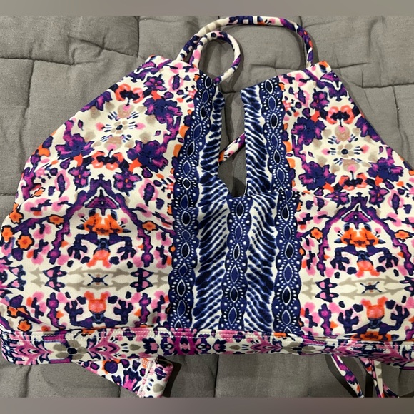 Athleta High Neck bathing suit beach Bikini Top XS - Picture 2 of 4